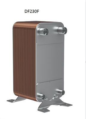Central Air Conditioner Brazed Plate Heat Exchanger Refrigeration High Efficiency