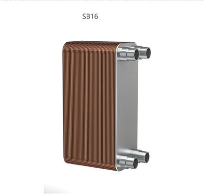 Corrosion Resistance Copper Plate Heat Exchanger For Air Conditioning System
