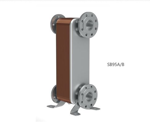 Dependable Copper Brazed Plate Evaporator Plate Cooler Heat Exchanger OEM