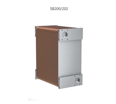 Space Saving Copper Brazed Plate Heat Exchanger For Industrial Applications