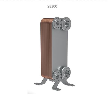 Heat Transfer System Compact Plate Heat Exchanger For Refrigeration SGS Certified