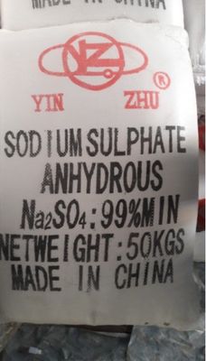 Solubility In Water Whiteness Sodium Sulfate Anhydrous Powder Non Flammable