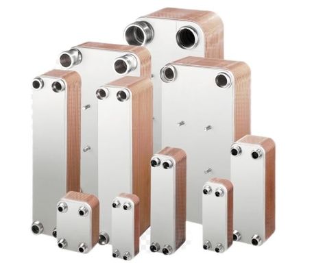 Heating Cooling Plate Heat Exchanger Brazed Non Rusting