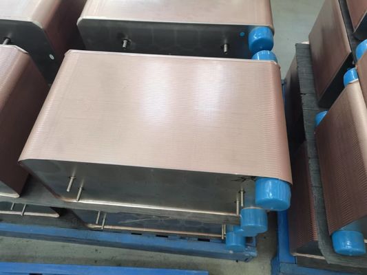 8-300 M³/H Flow Rate Brazed Plate Heat Exchanger With Copper Braze Material