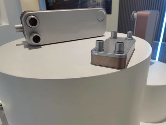 HVAC Brazed Plate Heat Exchanger With Leakage Detection And Temperature Monitoring