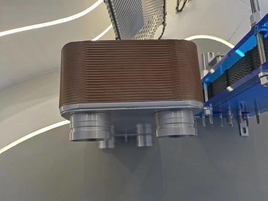 Handling Various Fluids Copper Brazed Plate Heat Exchanger For Hvac Industry