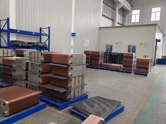 Frame And Brazed Plate Heat Exchanger BPHE With Heat Transfer Area 0.03-1.2 M²