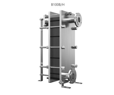 Copper Stainless Steel Evaporator Plate Heat Exchanger ISO9001 Certified Use In Food, Dairy Products And Beverages
