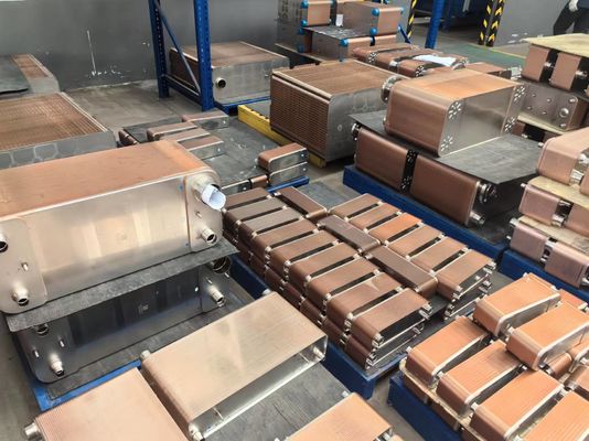 Customized Chevron Plate Heat Exchanger with Copper / Stainless Steel Braze Max Pressure 4.5Mpa ISO9001