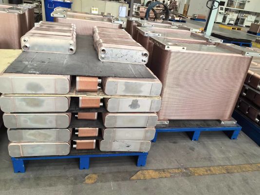 Customized Chevron Design Copper/Stainless Steel 4.5Mpa Plate Heat Exchanger For Beer, Drink Cooling