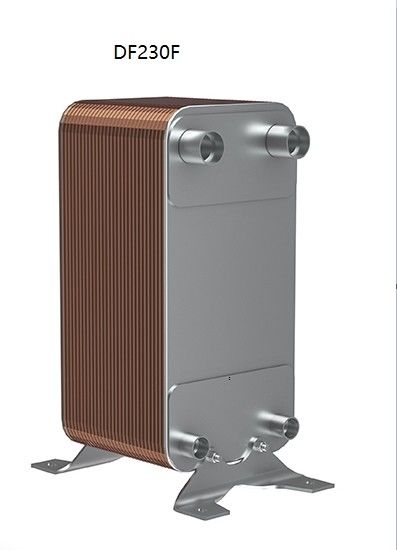 Central Air Conditioner Brazed Plate Heat Exchanger Refrigeration High Efficiency