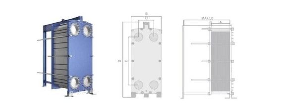 Chemical Industry Detachable Plate Heat Exchanger
