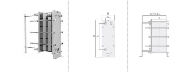 Gasketed Plate Heat Exchanger 1.0 Mpa