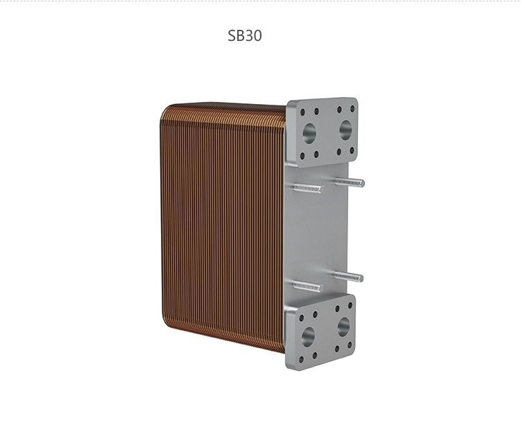 Power Plants Brazed Plate Type Heat Exchanger For Heat Recovery