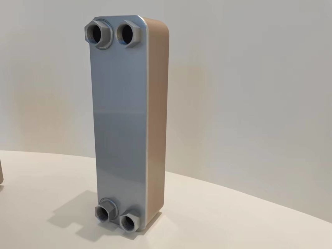 BHE Copper Brazed Plate Condenser In Refrigeration Units One Year Warranty
