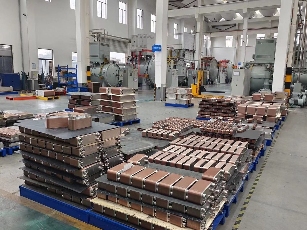 Copper Or Stainless Steel Brazed Plate Heat Exchanger Customized For Flow Rates Of 8-300 M³/H