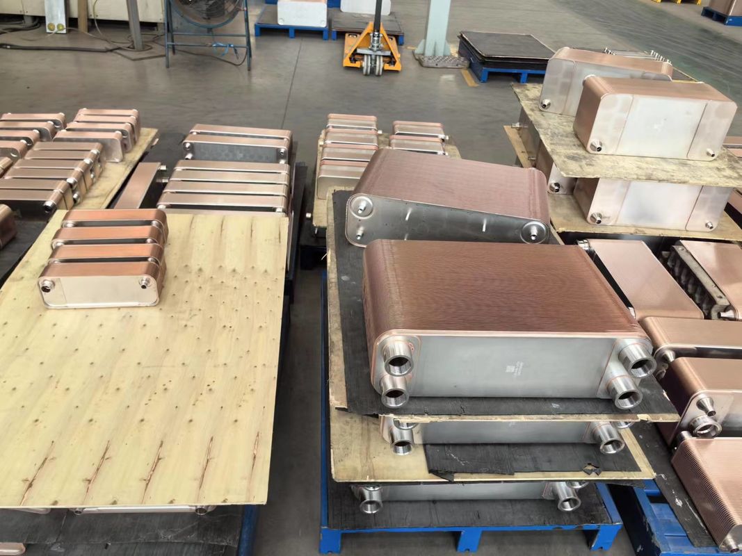 Customized Copper Stainless Steel Plate Heat Exchanger for 8-300 M³/h Flow Rate