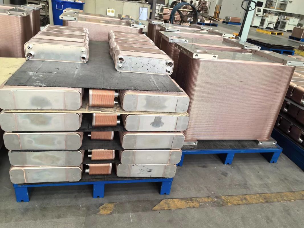 Customized Chevron Design Copper/Stainless Steel 4.5Mpa Plate Heat Exchanger For Beer, Drink Cooling